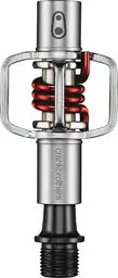 Premium Crankbrothers Eggbeater 1 MTB Pedalen Zilver/Rood