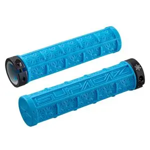 Finale Uitverkoop Supacaz Grizips TruNeon Handvatten Neon Blauw
