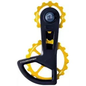 Hete Deal CyclingCeramic Oversized Derailleur Cage 2.0 Shimano Ultegra/Dura-Ace SS/GS Goud