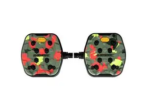 Direct Beschikbaar Look Trail Grip MTB Pedalen Camo Donkergroen/Rood