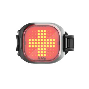 Betaalbaar Knog Blinder Mini Cross Rood LED Achterlicht Zwart