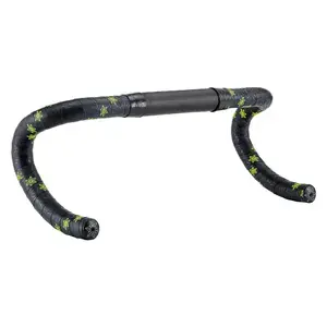 Actieprijs Supacaz Super Sticky Kush Galaxy Stuurlint Zwart/Neon Geel Print