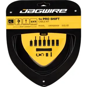 Hoge Kwaliteit Jagwire 1X Pro Derailleurkabel Kit Stealth Zwart