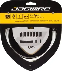 Flitsaanbieding Jagwire 1X Sport Derailleurkabel Kit Wit