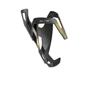 Direct Beschikbaar Elite Vico Carbon Logo Bidonhouder Mat Goud
