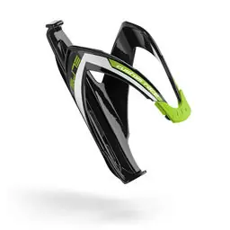 Dagaanbieding Elite Custom Race Logo Bidonhouder Glossy Zwart/Groen1