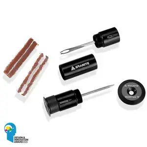Laatste Versie Granite Design Stash Tire Plug Kit Stuur Zwart