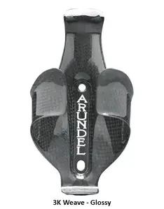 Arundel Trident 3K Weave Bidonhouder Glossy Zwart Gratis Retour